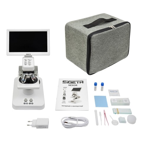 Цифровий мікроскоп SIGETA NEXOR 80x-800x 2 MP 7