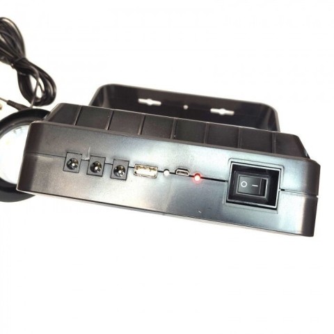 Ліхтар портативний на сонячній батареї GDTIMES GD-9950 сонячна зарядна станція + 2 лампочки