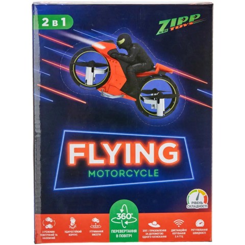 Квадрокоптер ZIPP Toys Flying Motorcycle красный