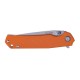 Ніж складаний туристичний Ruike P801-J, (8.6 см) 14C28N /  G10 помаранчевий