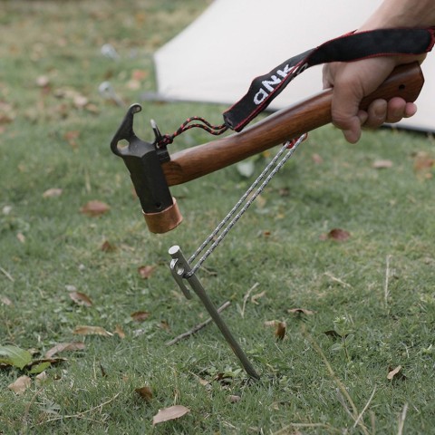 Кілок сталевий Naturehike NH19PJ014, 20 см, сірий