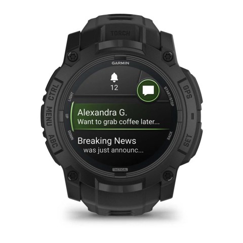Годинник-навігатор Garmin Instinct 3 50мм Amoled Tactical Edition Black 010-03020-50