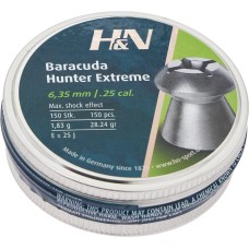 Пули пневм H&N Baracuda Hunter Extreme 6,35 мм , 1,84г, 150 шт/уп