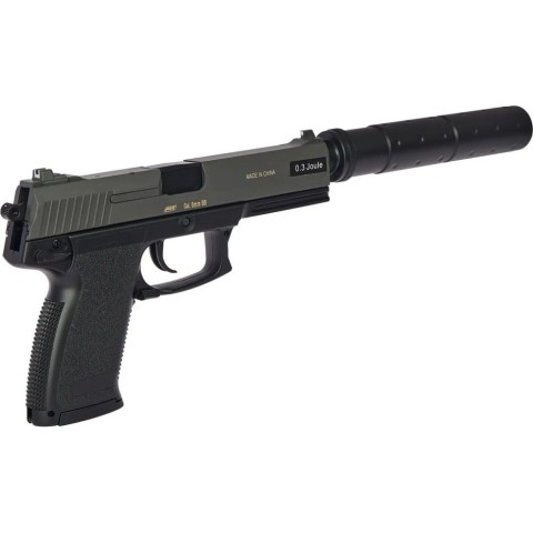 Пістолет страйкбольний ASG DL 60 SOCOM Spring кал.6 мм Black