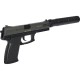 Пістолет страйкбольний ASG DL 60 SOCOM Spring кал.6 мм Black