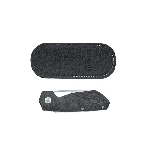 Ніж Maserin W2, M390,  fat carbon, чорний
