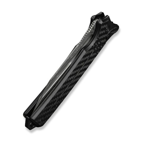 Ніж складаний туристичний Civivi Neurohaptic, (9.5 см) Damascus / Carbon Fiber & G10