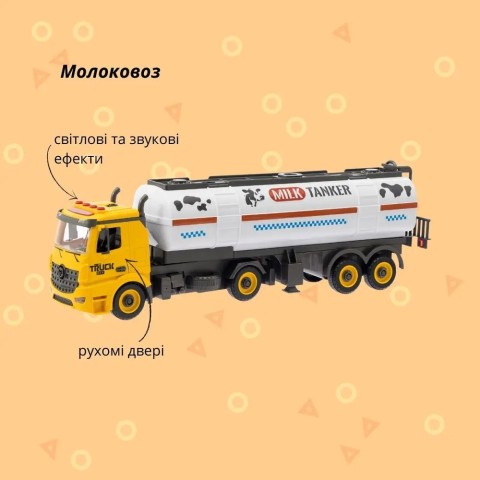 Машинка-конструктор OTAMANKO АВТОКОНСТРУКТОР Молоковоз