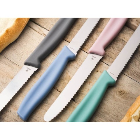 Серрейторний кухонний ніж Boker Sandwich Knife, рожевий
