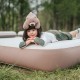 Самонадувний матрац, трьохмісний, із вбудованою помпою Naturehike CNK2450WS040, 250 мм, сірий