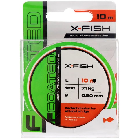 Флюорокарбон X-Fish FCoated 10m 0.30mm 7.1kg