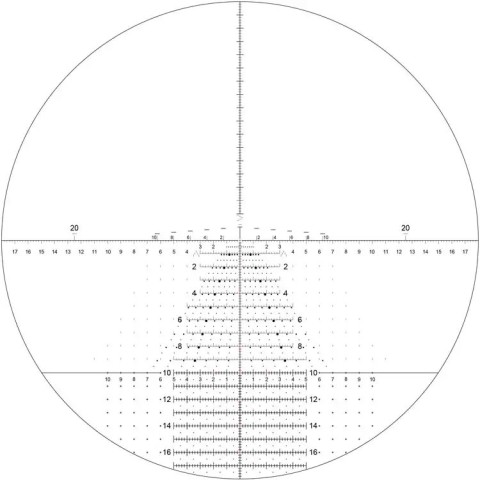 Приціл Nightforce NX8 2.5-20x50 F1 ZeroS СW-ILL. Сітка TReMoR3 з підсвічуванням. Dark Earth