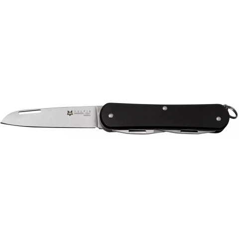 Нож многофункциональный Fox Vulpis Aluminium Black. 3 инструмента