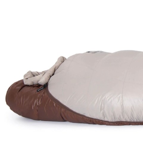 Спальник з натуральним пухом Naturehike Snowbird NH20YD001, p-р L, коричневий 720 г