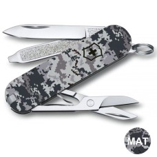 Складаний ніж Victorinox CLASSIC SD ARMY Піксель синій 0.6223.3.W3942pw