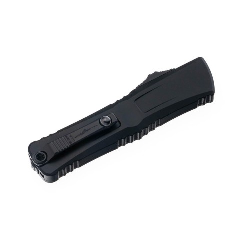 Нож Microtech Combat Troodon Gen III OTF Interceptor Signature tactical, черный