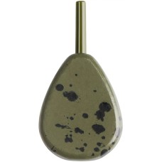 Грузило Brain In-Line Flat Lead 84g 2шт/уп green
