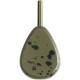 Грузило Brain In-Line Flat Lead 84g 2шт/уп green