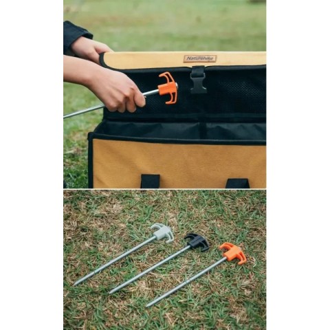 Колышки для палатки Naturehike NH21YW133 25см 2шт White