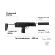 Пистолет пневматическая Umarex Heckler & Koch MP7A1 SD 4,5 мм Pellet
