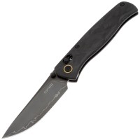 Нож SRM Medal 255L-FB2, Lam. 140Cr, shred carbon-fiber, черный