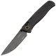 Нож SRM Medal 255L-FB2, Lam. 140Cr, shred carbon-fiber, черный