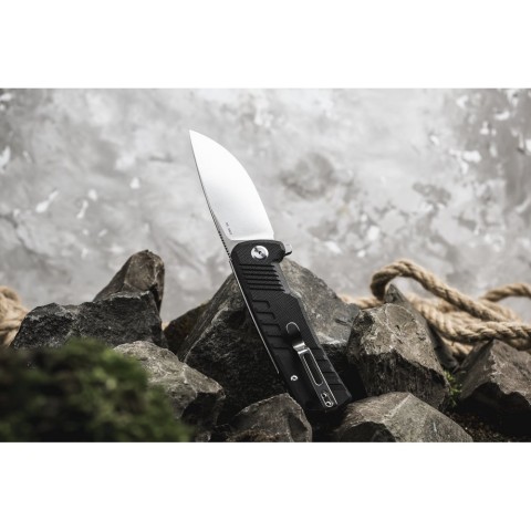 Ніж складаний туристичний Ganzo G769 (9 см) D2 / G10 чорний