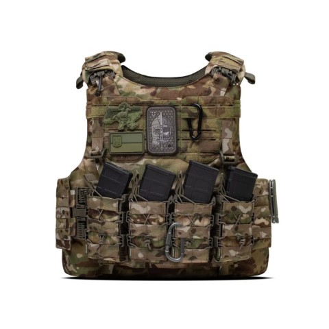 Плитоноска Ukrarmor IBV (аналог IOTV). Збільшена площа захисту S/M Мультикам