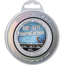 Флюорокарбон Savage Gear Soft Fluorocarbon 35m 0.39mm 9.4kg Clear