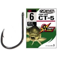 Крючок Owner CT-5 Carp Taff-5 53275 #8 (9 шт/уп)
