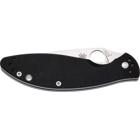 Нож Spyderco Astute, 8Cr13MoV, G-10 ц:black