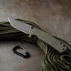 Ніж складаний туристичний Ruike P801-G, (8.6 см) 14C28N / G10 оливковий