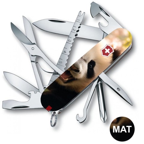 Ніж Victorinox Fisherman Animal 91мм,17функ ,Панда