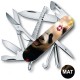 Ніж Victorinox Fisherman Animal 91мм,17функ ,Панда