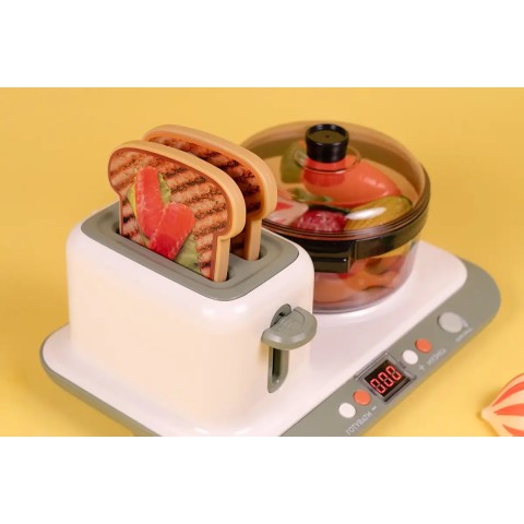 Игровой набор OTAMANKO ТЕХНОХАТКА: Вкусный завтрак (Индукционная плита и тостер)