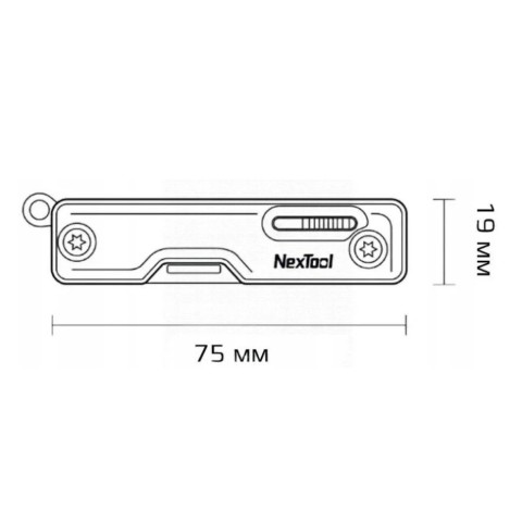 Мультитул NexTool Multi Functional Knife, синій