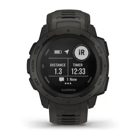 Смарт-годинник Garmin Instinct Graphite