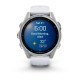 Garmin Fenix 8 AMOLED (43 мм) сріблястий/білий камінь