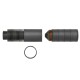 AFTactical S44-NF60 2в1 пбс+пламегас з радіатором 4 сепаратора .38 (9мм) 1/2x28 AKDAS SA-9HP