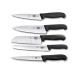 Набір кухонний Victorinox Fibrox In-Drawer 5шт з чорн. ручкою з підставкою (5 ножів)
