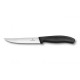 Нож кухонный столовый Victorinox SwissClassic 12 см, серрейтор, черный