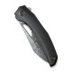 Ніж складаний туристичний WE Knife Ignio Mystery Box Ignio Mystery Box, (8.39 см) Damasteel (Hakkapella) / 6AL4V Titanium чорний