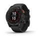 Смарт-годинник Garmin fenix 7 Pro Solar Edition сланцево-сірий з чорним ремінцем
