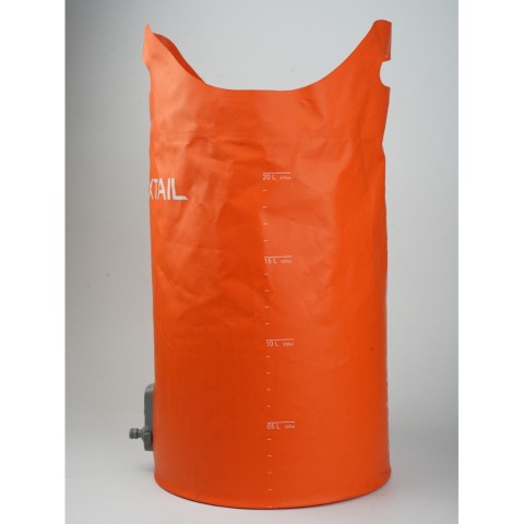 Душ портативний із ємністю та насосом Flextail Tiny Shower Bucket, 20л, помаранчевий