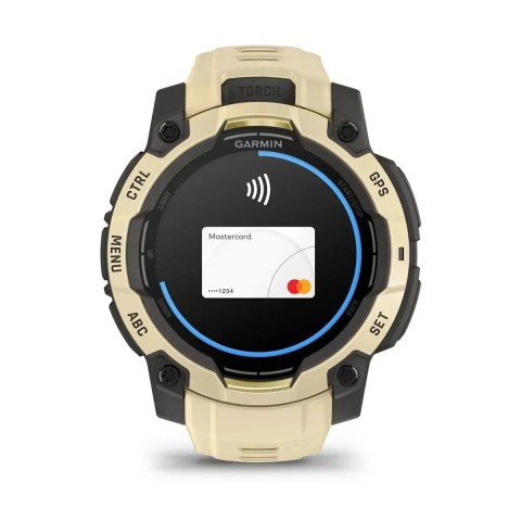 Смарт-годинник Garmin Instinct 3 (45 мм) AMOLED цитриновий