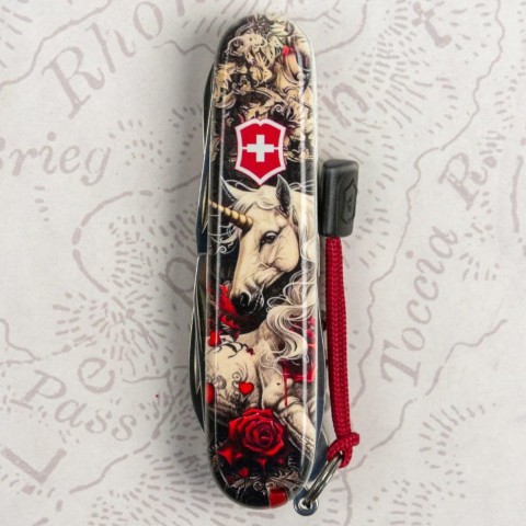 Складаний ніж Victorinox CLIMBER ZODIAC Чарівний эдиноріг 1.3703.7.Z5240pk