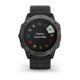Смарт-часы Garmin fenix 6X Sapphire Edition серые DLC с черным ремешком