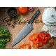 Нож кухонный Microtech Chef Knife Stonewash G-10 Black