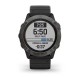 Смарт-годинник Garmin fenix 6X Sapphire Edition сірий DLC з чорним ремінцем