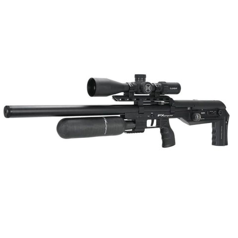 Пневматическая редукторная винтовка FX Airgun Leopard Black Sniper Bottle .177 кал